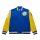 Mitchell & Ness NBA Primetime Heavyweight Satin Jacket Vintage Logo Golden State Warriors Royal XL