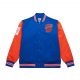 Mitchell & Ness NBA Primetime Heavyweight Satin Jacket Vintage Logo New York Knicks Royal M