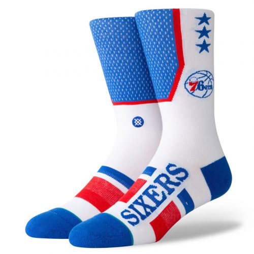 STANCE 76ERS SHORTCUT BLUE