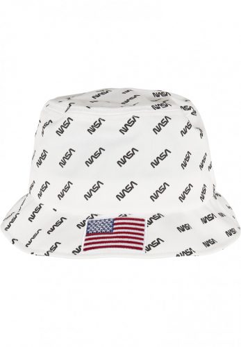 MISTER TEE NASA ALLOVER BUCKET HAT WHITE