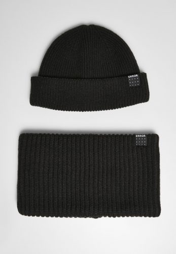 MISTER TEE ERROR KNIT SET BLACK