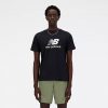 NEW BALANCE STACKED LOGO T-SHIRT BLACK XXL