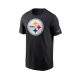 Nike SS Essential Cotton T-Shirt - NFL Pittsburgh Steelers Black XXL