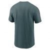 Nike SS Essential Cotton T-Shirt - NFL Philadelphia Eagles Sport Teal M