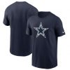 Nike SS Essential Cotton T-Shirt - NFL Dallas Cowboys College Navy XL