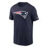 Nike SS Essential Cotton T-Shirt - NFL New England Patriots College Navy