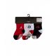 JORDAN BY NIKE 3PK INFANT/TODDLER QUARTER SOCKS BLACK