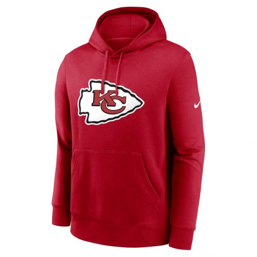 Nike Club Fleece Pullover Hoodie - NFL Kansas City Chiefs University Red