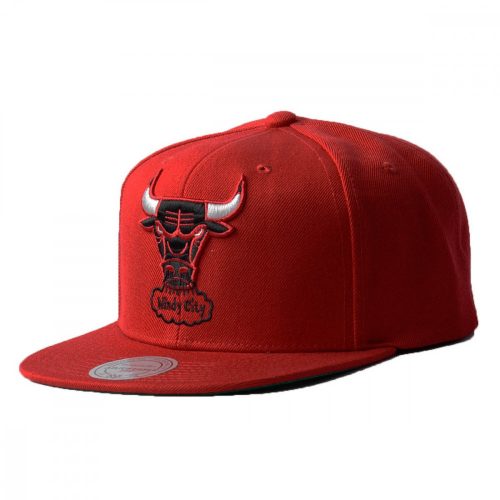 Mitchell & Ness Solid Crown Snapback Chicago Bulls RED