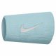 NIKE TENNIS PREMIER DOUBLEWIDE WRISTBANDS 2 PK COPA/WHITE