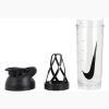 NIKE TR HYPERCHARGE SHAKER BOTTLE 24OZ WHITE/BLACK