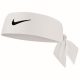 NIKE DRI-FIT HEAD TIE 4.0 WHITE/BLACK