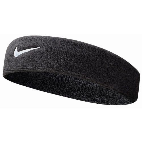 NIKE SWOOSH HEADBAND BLACK/WHITE