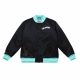 MITCHELL & NESS SAN ANTONIO SPURS Mens Jacket - Button Front Black