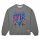 MITCHELL & NESS 90s Reflective Heather Crewneck Sweatshirt Chicago Bulls Grey M