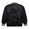 MITCHELL & NESS NBA STATESIDE PASTEL BOMBER JACKET Golden State Warriors Black XL