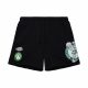 MITCHELL & NESS NBA POSTGAME FLEECE SHORTS VINTAGE LOGO BOSTON CELTICS BLACK XXL