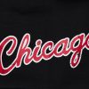 MITCHELL & NESS NBA POSTGAME FLEECE SHORTS VINTAGE LOGO CHICAGO BULLS BLACK M