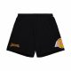 MITCHELL & NESS NBA POSTGAME FLEECE SHORTS VINTAGE LOS ANGELES LAKERS BLACK L