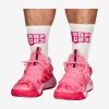 Rapcity X Pink October Socks White