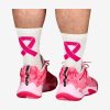 Rapcity X Pink October Socks White