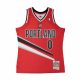 MITCHELL & NESS NBA DAMIAN LILLARD PORTLAND TRAIL BLAZERS ALTERNATE JERSEY UNIVERSITY RED