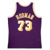 Mitchell & Ness NBA Road Jersey Los Angeles Lakers 1998 Dennis Rodman Purple