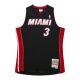 MITCHELL & NESS MIAMI HEAT NBA BLACK JERSEY 2012 DWYANE WADE BLACK XL