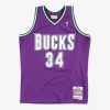 Mitchell & Ness NBA Swingman Road Jersey Bucks 2000 Ray Allen Purple M