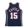 MITCHELL & NESS NEW JERSEY NETS VINCE CARTER NBA SWINGMAN JERSEY NAVY