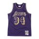 MITCHELL & NESS LOS ANGELES LAKERS SHAQUILLE ONEAL NBA SWINGMAN JERSEY PURPLE