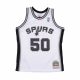 MITCHELL & NESS SAN ANTONIO SPURS DAVID ROBINSON 1998-99 SWINGMAN JERSEY WHITE