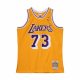 MITCHELL & NESS LOS ANGELES LAKERS DENNIS RODMAN Swingman Jersey Gold