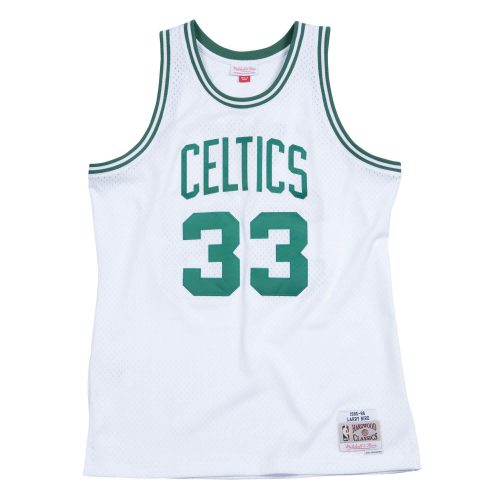 MITCHELL & NESS BOSTON CELTICS LARRY BIRD 1985-86' #33 SWINGMAN 2.0 JERSEY WHITE