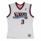 MITCHELL & NESS PHILADELPHIA 76ERS ALLEN IVERSON 00-01' #03 SWINGMAN 2.0 JERSEY WHITE