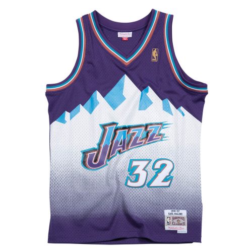 MITCHELL & NESS UTAH JAZZ KARL MALONE Mens Swingman Jersey