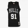 MITCHELL & NESS DENNIS RODMAN CHICAGO BULLS IRIDESCENT SWINGMAN JERSEY BLACK