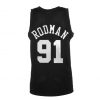 MITCHELL & NESS DENNIS RODMAN CHICAGO BULLS IRIDESCENT SWINGMAN JERSEY BLACK