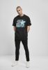 STARTER STARTER MULTICOLORED LOGO TEE BLACK/TURQUOISE