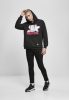 STARTER STARTER MULTICOLORED LOGO HOODY BLACK/PINK