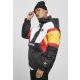 STARTER STARTER COLOR BLOCK HALF ZIP RETRO JACKET BLACK/WHT/STARTER RED/GOLDEN