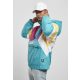 STARTER STARTER COLOR BLOCK HALF ZIP RETRO JACKET LAKE BLUE/S PNK/BY/WHT