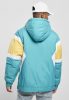 STARTER STARTER COLOR BLOCK HALF ZIP RETRO JACKET LAKE BLUE/S PNK/BY/WHT