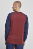 STARTER STARTER RAGLAN LONGSLEEVE PORT/DARKBLUE