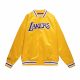 MITCHELL & NESS LOS ANGELES LAKERS Lightweight Satin Jacket GOLD