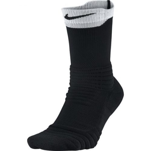 Nike Elite Versatility Crew Basketball Sock BLACK/WHITE/BLACK