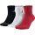 JORDAN JUMPMAN EVERYDAY MAX SOCKS 3PR BLACK/WHITE/GYM RED