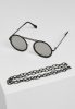 URBAN CLASSICS 104 CHAIN SUNGLASSES SILVER MIRROR/BLACK