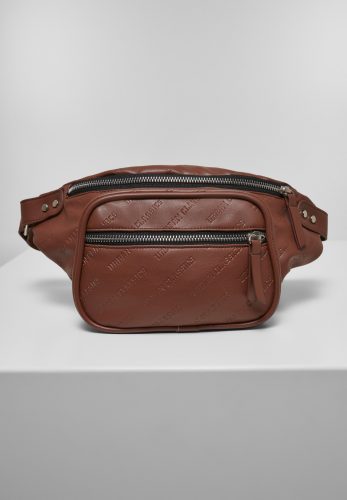 URBAN CLASSICS IMITATION LEATHER SHOULDER BAG BROWN