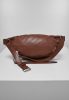 URBAN CLASSICS IMITATION LEATHER SHOULDER BAG BROWN